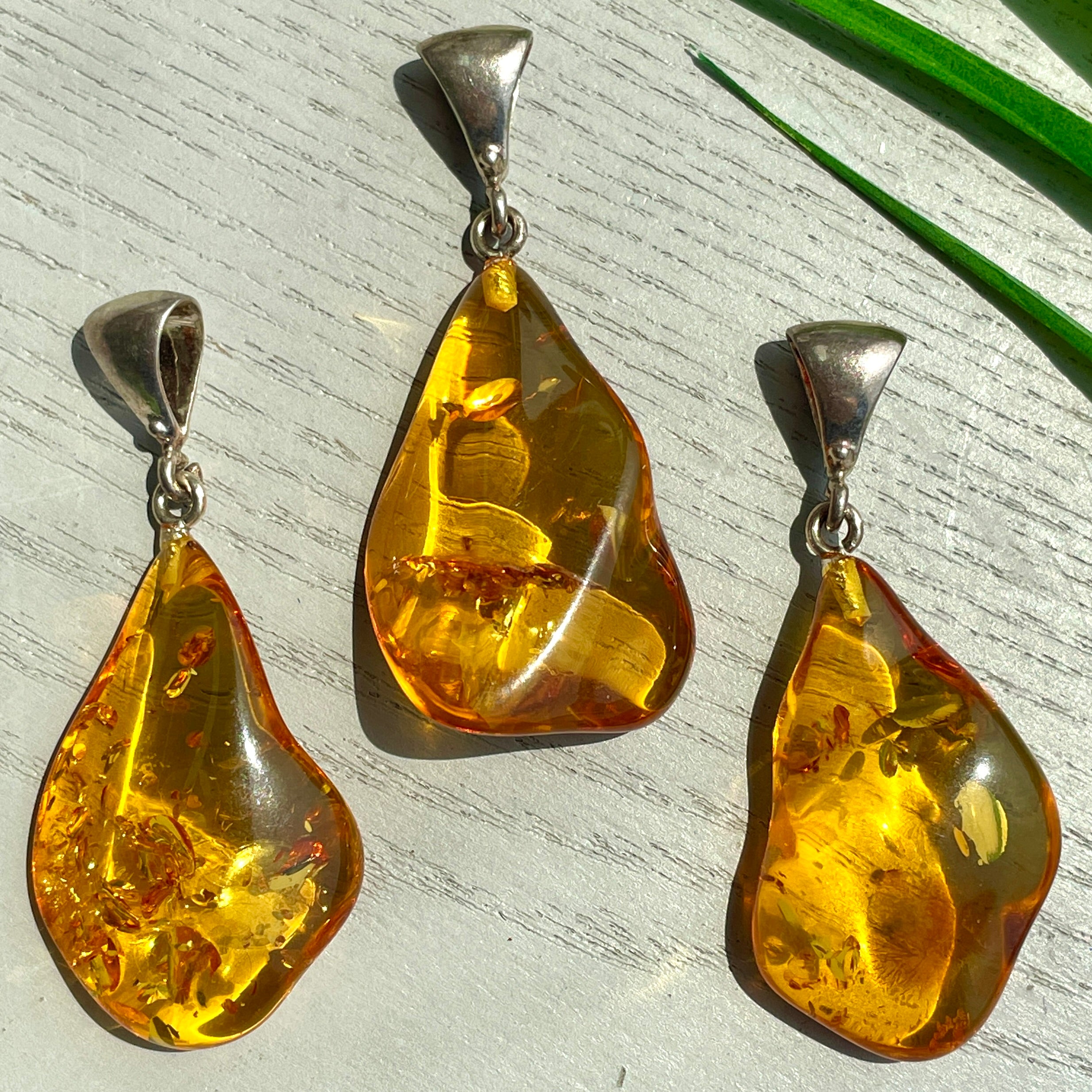 Amber Pendant - Style B Amber Pendant - Style B